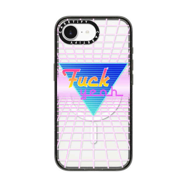 Marta Olga Klara x CASETiFY iPhone 16e ケース ブラック インパクトケース MagSafe対応 eighties Fuck Yeah / it was acceptable in the 80's Back to School Marta Olga Klara x CASETiFY iPhone 16e ケース ブラック インパクトケース MagSafe対応 eighties Fuck Yeah / it was acceptable in the 80's Back to School