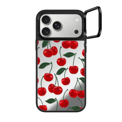 iPhone 17 Pro Max - vibrant red cherry pattern