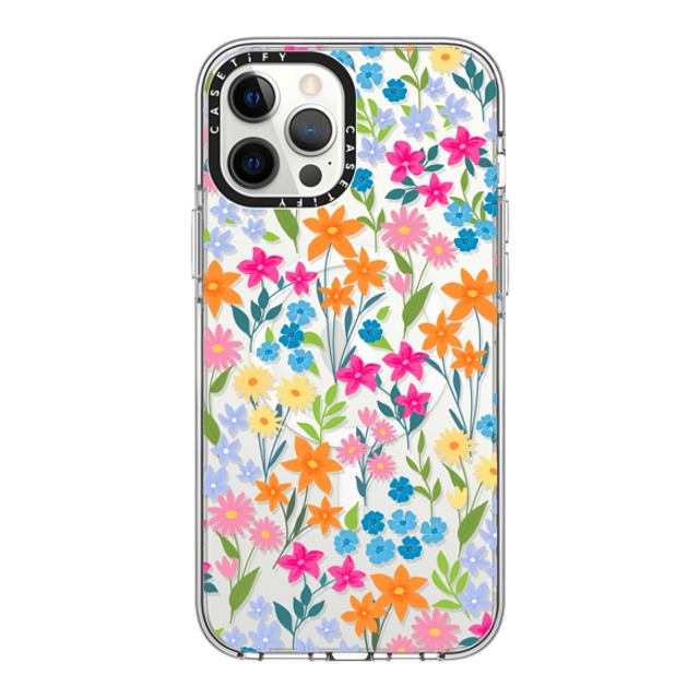 Marta Olga Klara x CASETiFY iPhone 12 Pro Max ケース Floral,Geometric クリア クリア ケース MagSafe対応 bright spring flowers - daisy floral pattern Father's Day Marta Olga Klara x CASETiFY iPhone 12 Pro Max ケース Floral,Geometric クリア クリア ケース MagSafe対応 bright spring flowers - daisy floral pattern Father's Day