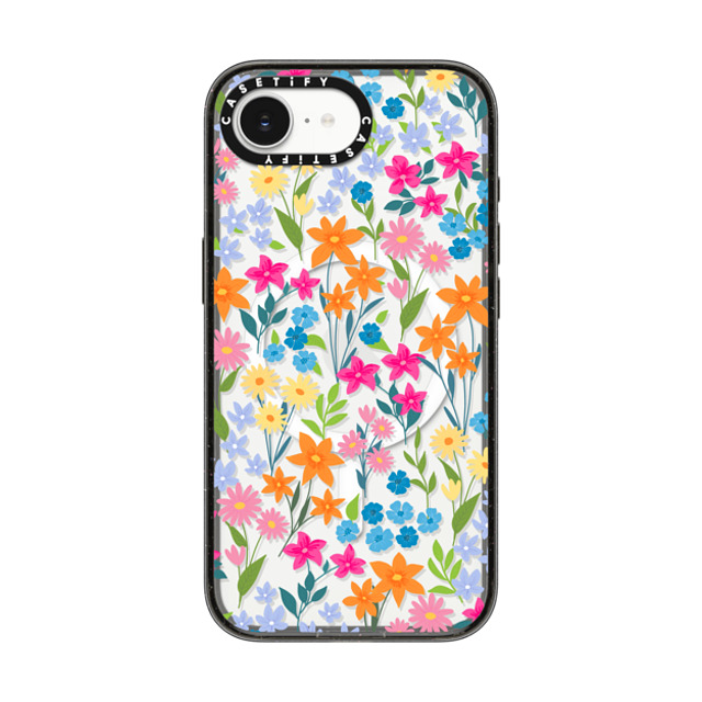 Marta Olga Klara x CASETiFY iPhone 16e Case Floral,Geometric Black Impact Case MagSafe Compatible bright spring flowers - daisy floral pattern Back to School Marta Olga Klara x CASETiFY iPhone 16e Case Floral,Geometric Black Impact Case MagSafe Compatible bright spring flowers - daisy floral pattern Back to School