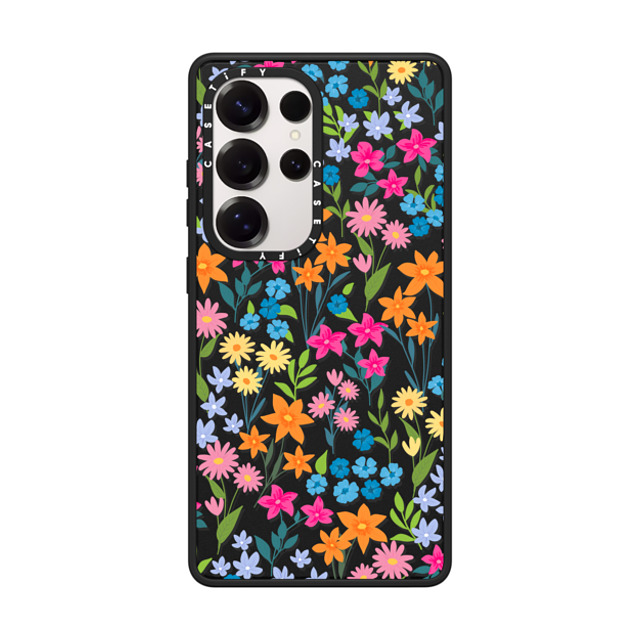 Marta Olga Klara x CASETiFY Galaxy S25 Ultra ケース Floral,Geometric マットブラック Impact Magnetic Case bright spring flowers - daisy floral pattern Marta Olga Klara x CASETiFY Galaxy S25 Ultra ケース Floral,Geometric マットブラック Impact Magnetic Case bright spring flowers - daisy floral pattern