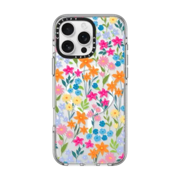 iPhone 16 Pro Max - bright spring flowers - daisy floral pattern