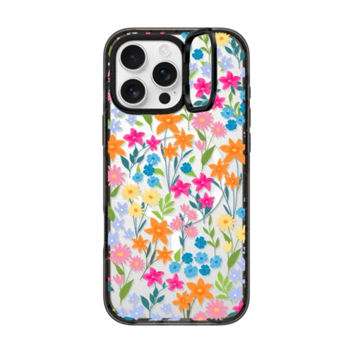 iPhone 16 Pro Max - bright spring flowers - daisy floral pattern