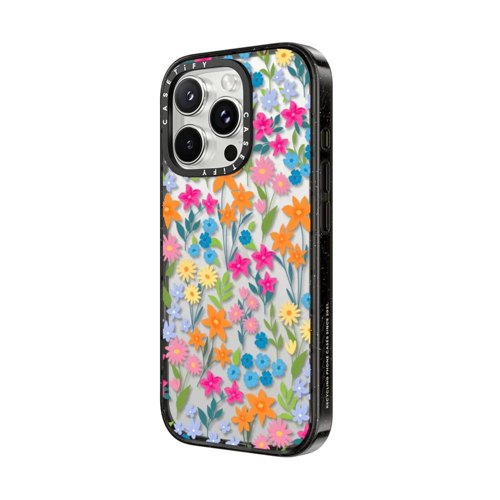 Impact iPhone 16 Pro Max Case - bright spring flowers - daisy floral pattern