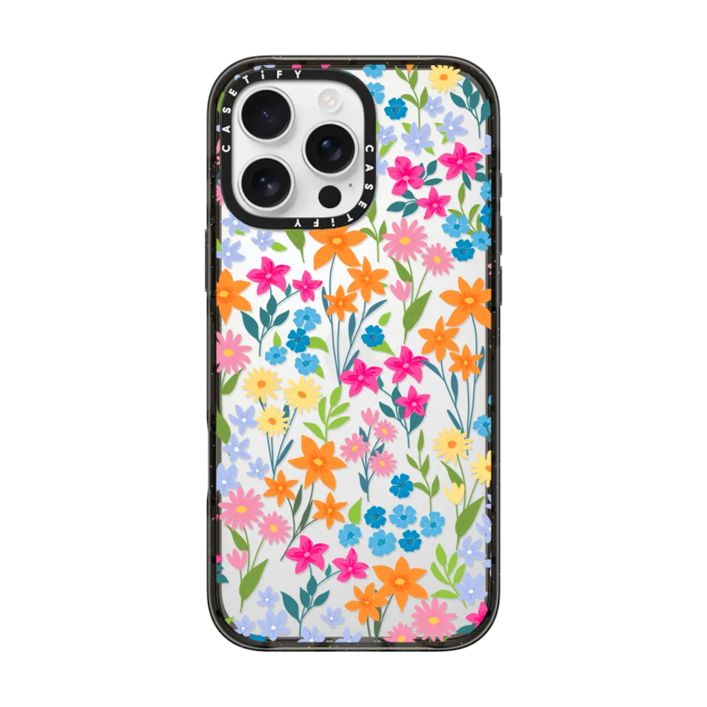 Impact iPhone 16 Pro Max Case - bright spring flowers - daisy floral pattern