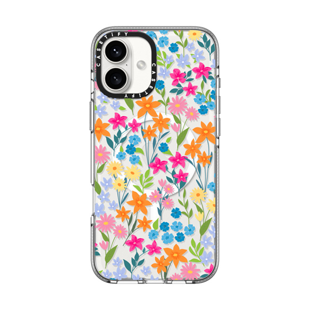 Marta Olga Klara x CASETiFY iPhone 16 Plus Case Floral,Geometric Clear Clear Case MagSafe Compatible bright spring flowers - daisy floral pattern Father's Day Marta Olga Klara x CASETiFY iPhone 16 Plus Case Floral,Geometric Clear Clear Case MagSafe Compatible bright spring flowers - daisy floral pattern Father's Day