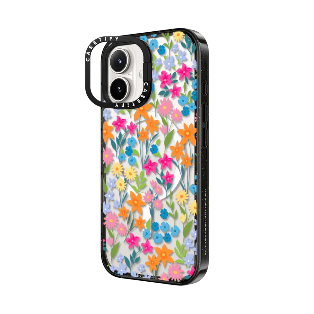 Impact iPhone 16 Plus Case - bright spring flowers - daisy floral pattern