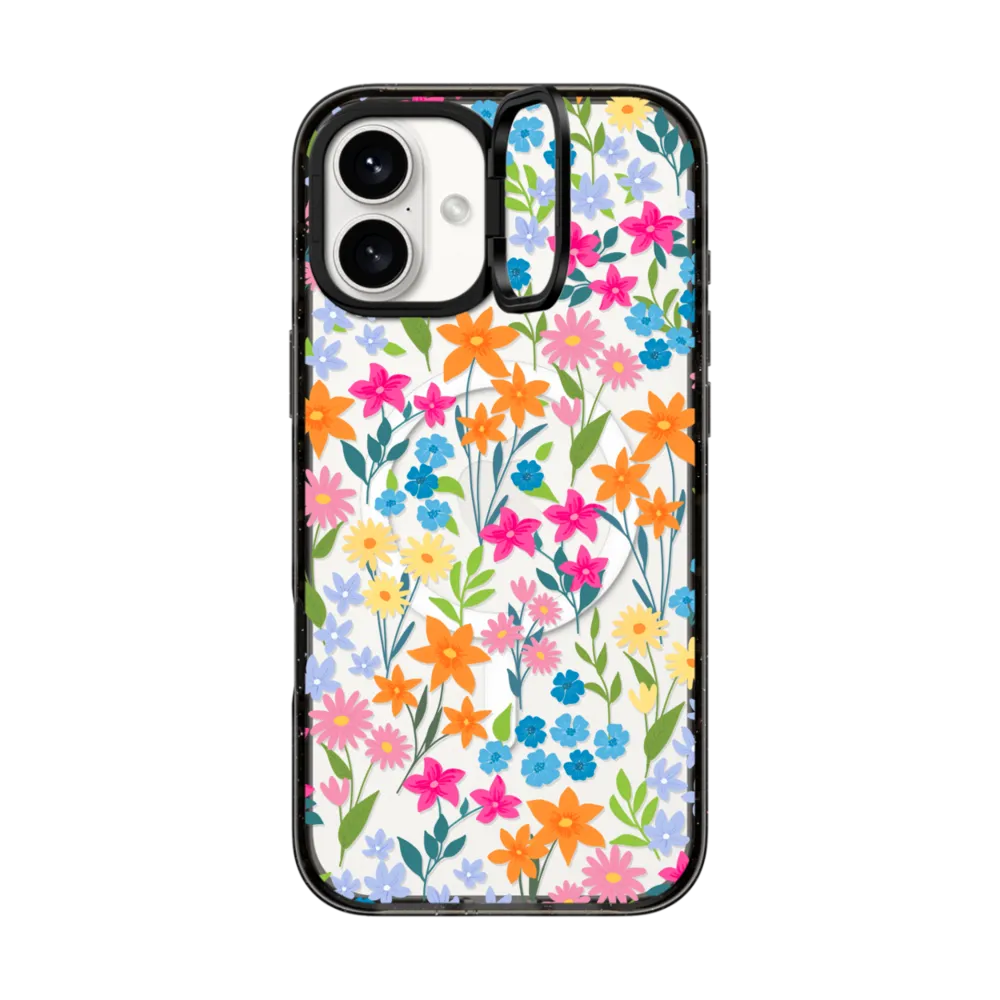 Impact iPhone 16 Plus Case - bright spring flowers - daisy floral pattern
