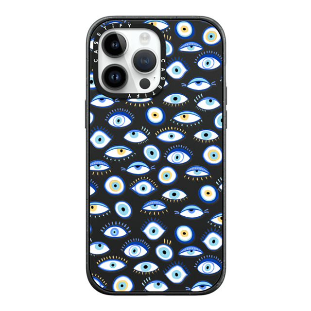 Marta Olga Klara x CASETiFY iPhone 14 Pro Max Case Cartoon,Geometric Matte Black インパクトケース blue all seeing eye summer holiday pattern on clear Back to School Marta Olga Klara x CASETiFY iPhone 14 Pro Max Case Cartoon,Geometric Matte Black インパクトケース blue all seeing eye summer holiday pattern on clear Back to School