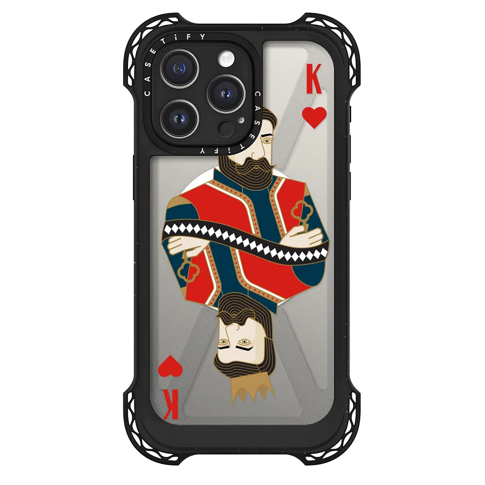 IPhone 12 / 12 Pro Leather Phone Case Fashion Poker Design 