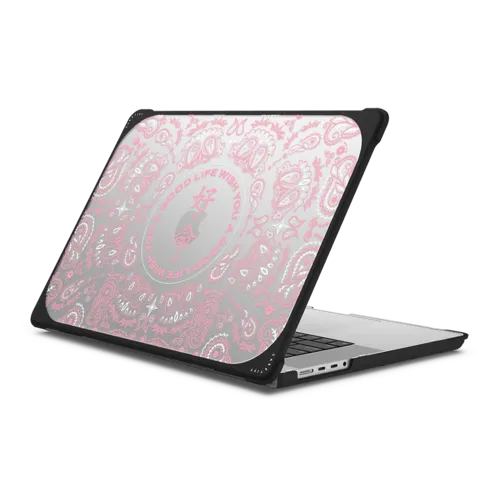 MacBook Pro 16-inch (M1 - M5) - WYAGL Paisley Laptop Case - Pink