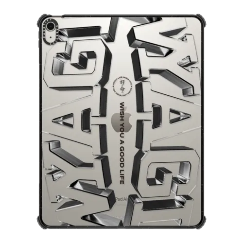 iPad Air 13-inch (M2/M3) - WYAGL Tablet Case - Metallic Logo