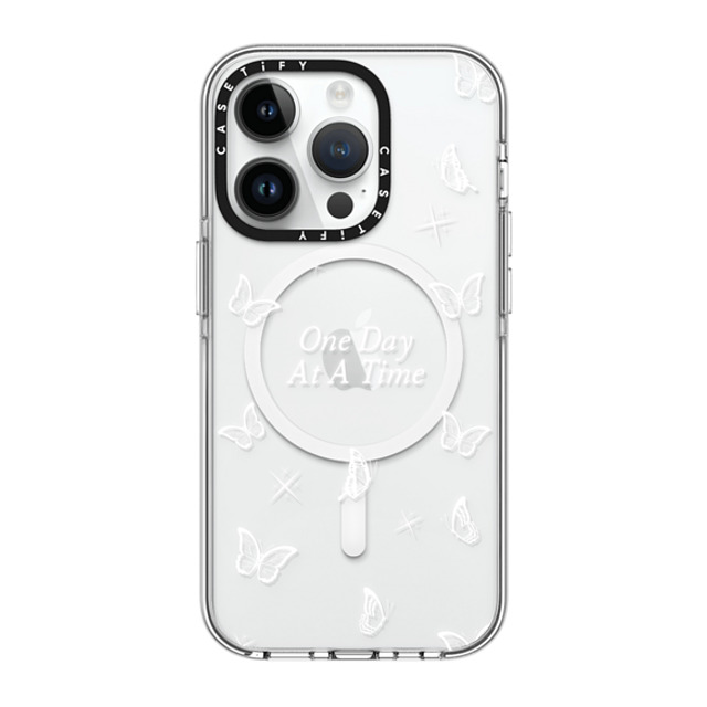 Selfcare4yu x CASETiFY iPhone 14 Pro Case Clear Clear Case MagSafe Compatible One Day At A Time Selfcare4yu x CASETiFY iPhone 14 Pro Case Clear Clear Case MagSafe Compatible One Day At A Time