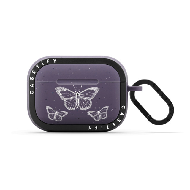 Selfcare4yu x CASETiFY AirPods Pro 2 Matte Deep Purple バウンス ケース BUTTERFLIES Father's Day Selfcare4yu x CASETiFY AirPods Pro 2 Matte Deep Purple バウンス ケース BUTTERFLIES Father's Day