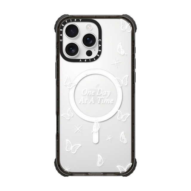 Selfcare4yu x CASETiFY iPhone 16 Pro Max Case Black ウルトラ インパクトケース MagSafe 対応 One Day At A Time Selfcare4yu x CASETiFY iPhone 16 Pro Max Case Black ウルトラ インパクトケース MagSafe 対応 One Day At A Time