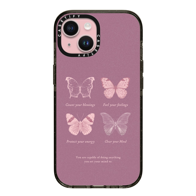 Selfcare4yu x CASETiFY iPhone 15 Case Quote,Minimalism Black Impact Case MagSafe Compatible Count Your Blessings Mother's Day Selfcare4yu x CASETiFY iPhone 15 Case Quote,Minimalism Black Impact Case MagSafe Compatible Count Your Blessings Mother's Day