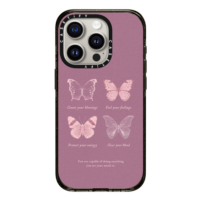 Selfcare4yu x CASETiFY iPhone 15 Pro Case Quote,Minimalism Black Impact Case MagSafe Compatible Count Your Blessings Mother's Day Selfcare4yu x CASETiFY iPhone 15 Pro Case Quote,Minimalism Black Impact Case MagSafe Compatible Count Your Blessings Mother's Day