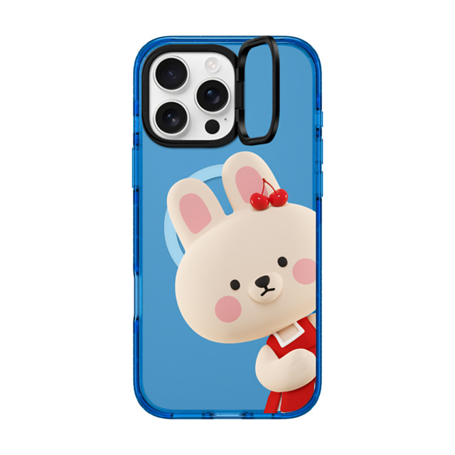 poyofview x CASETiFY iPhone 16 Pro Max ケース Bunny,Animal スカイブルー インパクトリングスタンドケース MagSafe対応 Cheerleader by Poyofview Father's Day poyofview x CASETiFY iPhone 16 Pro Max ケース Bunny,Animal スカイブルー インパクトリングスタンドケース MagSafe対応 Cheerleader by Poyofview Father's Day