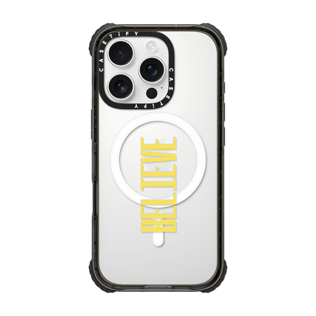 CASETiFY iPhone 16 Pro Case Black ウルトラ インパクトケース MagSafe 対応 Custom Case - believe CASETiFY iPhone 16 Pro Case Black ウルトラ インパクトケース MagSafe 対応 Custom Case - believe