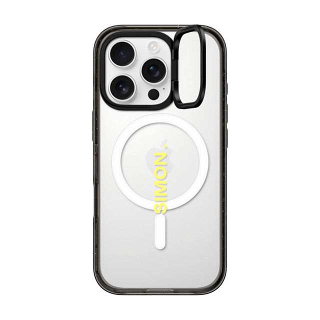 CASETiFY iPhone 16 Pro Case Black インパクトリングスタンドケース MagSafe対応 Custom Case - simon. CASETiFY iPhone 16 Pro Case Black インパクトリングスタンドケース MagSafe対応 Custom Case - simon.