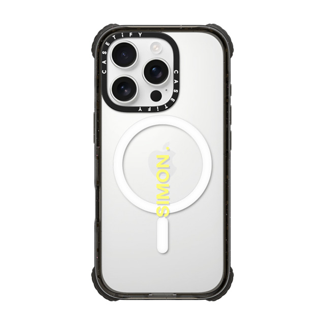 CASETiFY iPhone 16 Pro Case Black ウルトラ インパクトケース MagSafe 対応 Custom Case - simon. CASETiFY iPhone 16 Pro Case Black ウルトラ インパクトケース MagSafe 対応 Custom Case - simon.