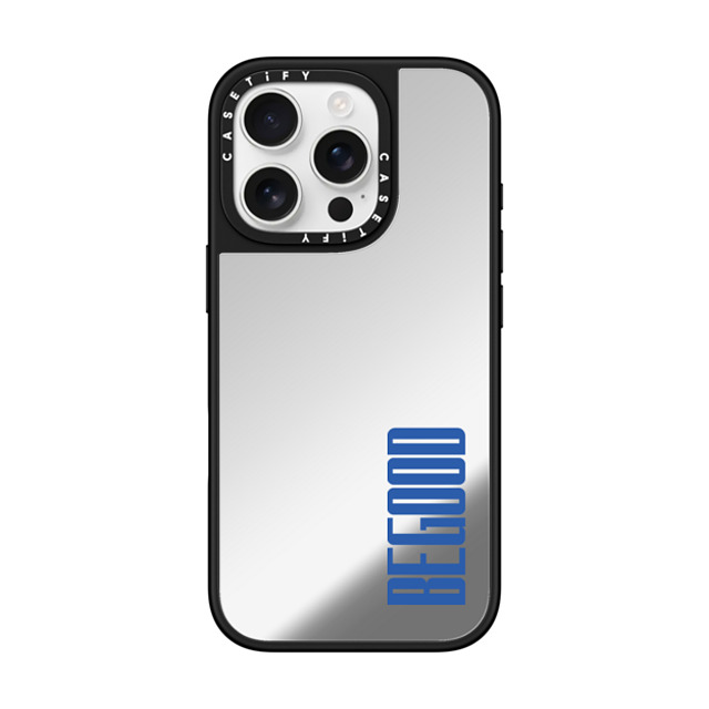 CASETiFY iPhone 16 Pro Case Silver on Black ミラーケース MagSafe対応 Custom Case - begood CASETiFY iPhone 16 Pro Case Silver on Black ミラーケース MagSafe対応 Custom Case - begood