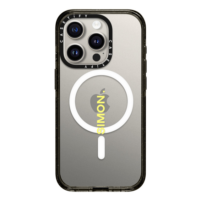 CASETiFY iPhone 15 Pro Case Black Impact Case MagSafe Compatible Custom Case - simon. CASETiFY iPhone 15 Pro Case Black Impact Case MagSafe Compatible Custom Case - simon.