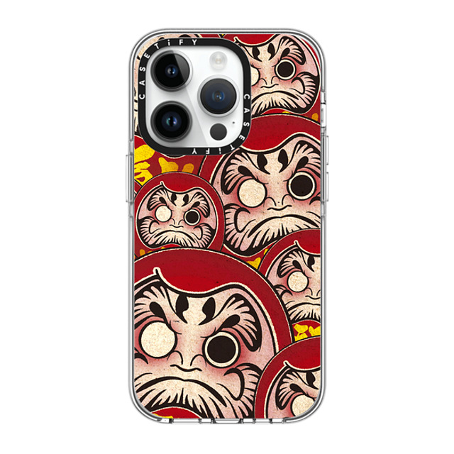 CASETiFY iPhone 14 Pro ケース クリア クリア ケース MagSafe対応 Darumas mika shimizu