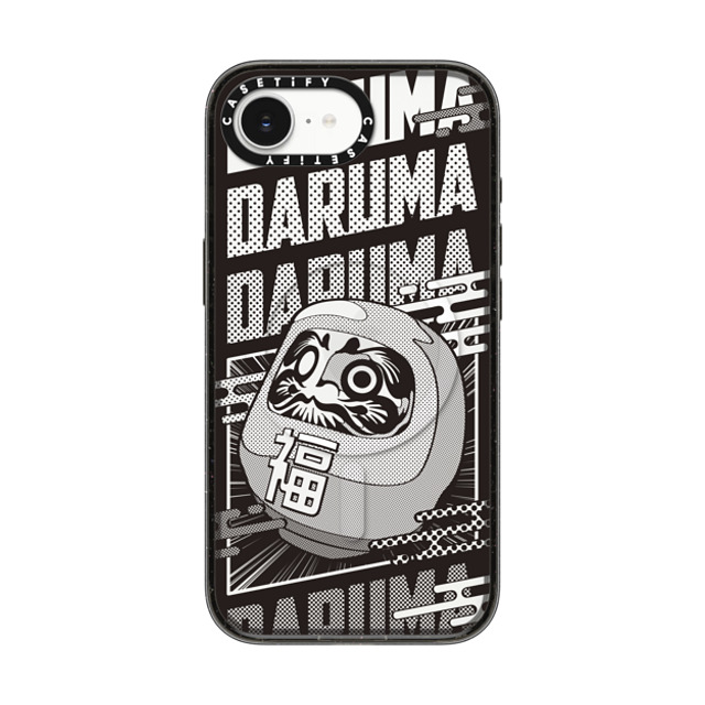 CASETiFY iPhone 16e Case Black Impact Case MagSafe Compatible Daruma Comic mika shimizu Back to School CASETiFY iPhone 16e Case Black Impact Case MagSafe Compatible Daruma Comic mika shimizu Back to School