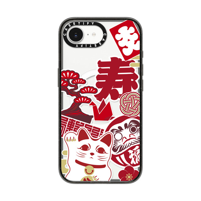 CASETiFY iPhone 16e ケース ブラック インパクトケース MagSafe対応 Japan icon stickers mika shimizu Back to School CASETiFY iPhone 16e ケース ブラック インパクトケース MagSafe対応 Japan icon stickers mika shimizu Back to School