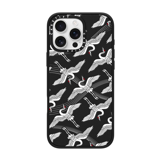 CASETiFY iPhone 16 Pro Max ケース マットブラック インパクトケース MagSafe対応 Flying Crane mika shimizu Father's Day CASETiFY iPhone 16 Pro Max ケース マットブラック インパクトケース MagSafe対応 Flying Crane mika shimizu Father's Day