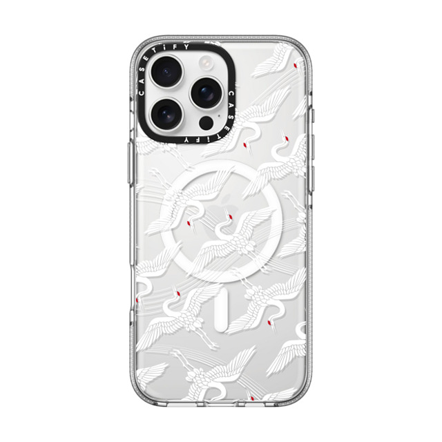 CASETiFY iPhone 16 Pro Max ケース クリア クリア ケース MagSafe対応 Flying Crane mika shimizu Father's Day CASETiFY iPhone 16 Pro Max ケース クリア クリア ケース MagSafe対応 Flying Crane mika shimizu Father's Day