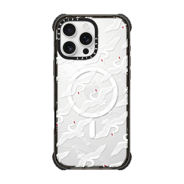 CASETiFY iPhone 16 Pro Max ケース ブラック ウルトラ インパクトケース MagSafe 対応 Flying Crane mika shimizu Father's Day CASETiFY iPhone 16 Pro Max ケース ブラック ウルトラ インパクトケース MagSafe 対応 Flying Crane mika shimizu Father's Day