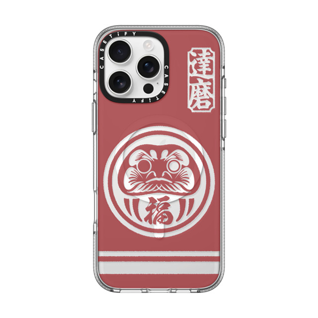 CASETiFY iPhone 16 Pro Max ケース クリア クリア ケース MagSafe対応 Daruma mika shimizu Father's Day CASETiFY iPhone 16 Pro Max ケース クリア クリア ケース MagSafe対応 Daruma mika shimizu Father's Day
