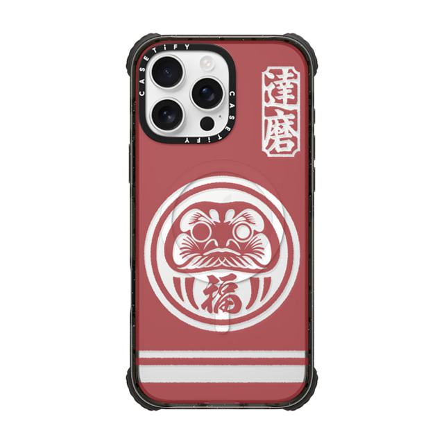 CASETiFY iPhone 16 Pro Max ケース ブラック ウルトラ インパクトケース MagSafe 対応 Daruma mika shimizu Father's Day CASETiFY iPhone 16 Pro Max ケース ブラック ウルトラ インパクトケース MagSafe 対応 Daruma mika shimizu Father's Day