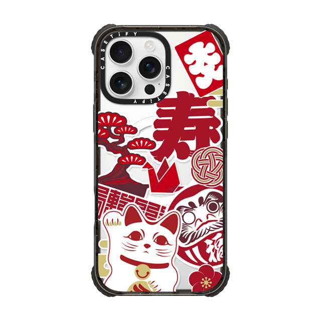 CASETiFY iPhone 16 Pro Max ケース ブラック ウルトラ インパクトケース MagSafe 対応 Japan icon stickers mika shimizu Father's Day CASETiFY iPhone 16 Pro Max ケース ブラック ウルトラ インパクトケース MagSafe 対応 Japan icon stickers mika shimizu Father's Day