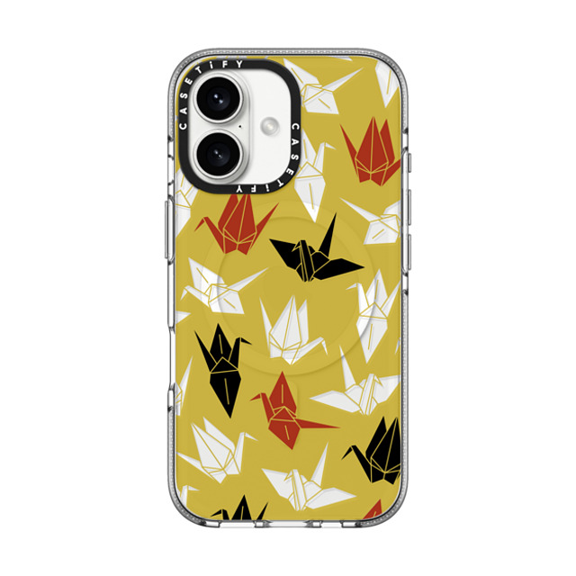 CASETiFY iPhone 16 ケース クリア クリア ケース MagSafe対応 Origami Crane mika shimizu Father's Day CASETiFY iPhone 16 ケース クリア クリア ケース MagSafe対応 Origami Crane mika shimizu Father's Day