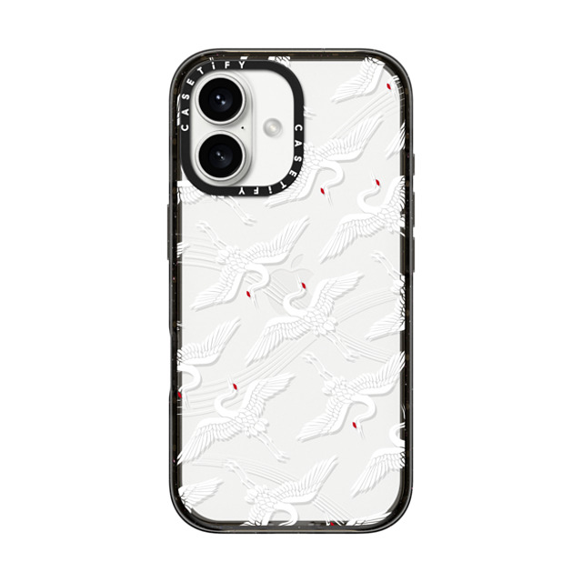 CASETiFY iPhone 16 ケース ブラック インパクトケース Flying Crane mika shimizu Father's Day CASETiFY iPhone 16 ケース ブラック インパクトケース Flying Crane mika shimizu Father's Day