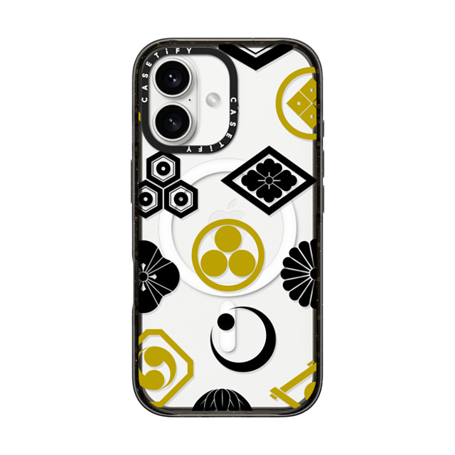 CASETiFY iPhone 16 ケース ブラック インパクトケース MagSafe対応 Crested Symbols mika shimizu Father's Day CASETiFY iPhone 16 ケース ブラック インパクトケース MagSafe対応 Crested Symbols mika shimizu Father's Day
