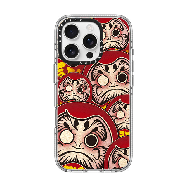 CASETiFY iPhone 16 Pro ケース クリア クリア ケース MagSafe対応 Darumas mika shimizu