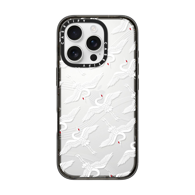 CASETiFY iPhone 16 Pro ケース ブラック インパクトケース Flying Crane mika shimizu Back to School CASETiFY iPhone 16 Pro ケース ブラック インパクトケース Flying Crane mika shimizu Back to School