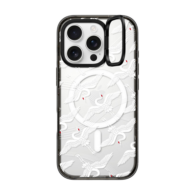 CASETiFY iPhone 16 Pro Case Black インパクトリングスタンドケース MagSafe対応 Flying Crane mika shimizu Mother's Day CASETiFY iPhone 16 Pro Case Black インパクトリングスタンドケース MagSafe対応 Flying Crane mika shimizu Mother's Day