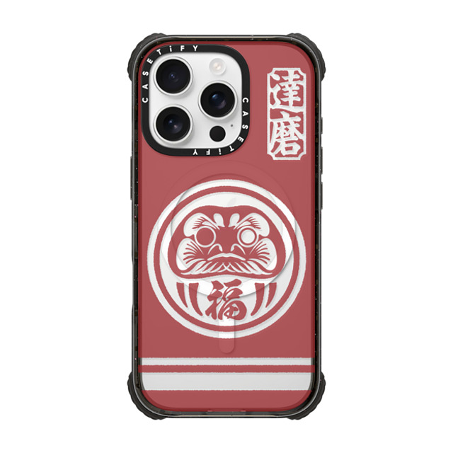 CASETiFY iPhone 16 Pro ケース ブラック ウルトラ インパクトケース MagSafe 対応 Daruma mika shimizu Father's Day CASETiFY iPhone 16 Pro ケース ブラック ウルトラ インパクトケース MagSafe 対応 Daruma mika shimizu Father's Day