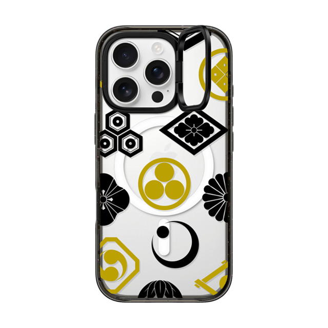 CASETiFY iPhone 16 Pro ケース ブラック インパクトリングスタンドケース MagSafe対応 Crested Symbols mika shimizu Father's Day CASETiFY iPhone 16 Pro ケース ブラック インパクトリングスタンドケース MagSafe対応 Crested Symbols mika shimizu Father's Day