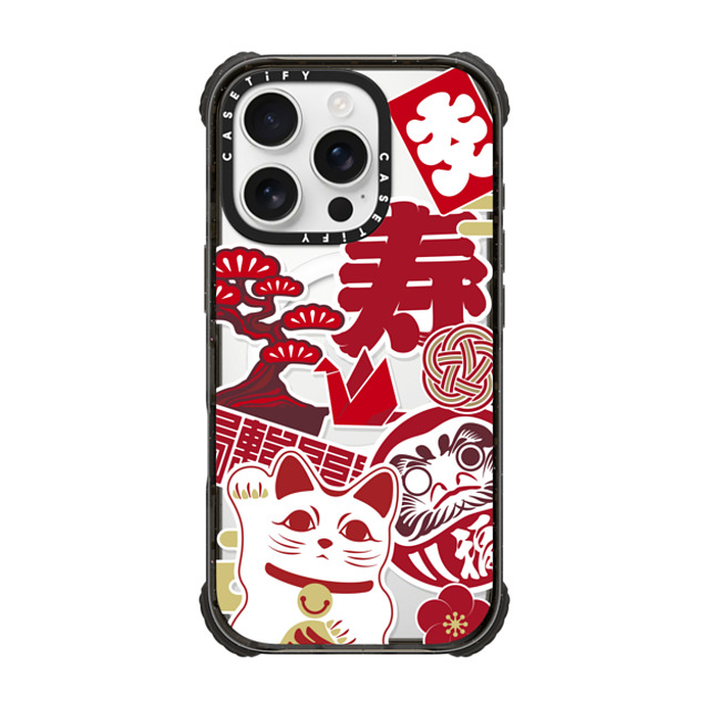 CASETiFY iPhone 16 Pro ケース ブラック ウルトラ インパクトケース MagSafe 対応 Japan icon stickers mika shimizu Father's Day CASETiFY iPhone 16 Pro ケース ブラック ウルトラ インパクトケース MagSafe 対応 Japan icon stickers mika shimizu Father's Day