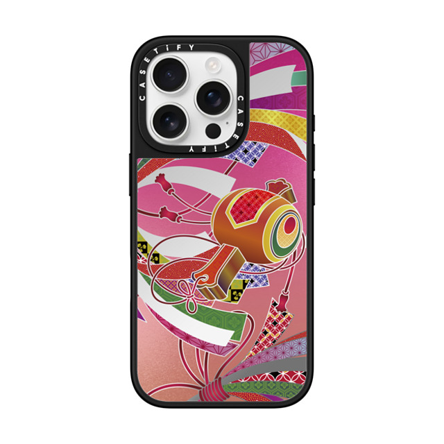 CASETiFY iPhone 16 Pro Case Silver on Black ミラーケース MagSafe対応 Gavel mika shimizu Mother's Day CASETiFY iPhone 16 Pro Case Silver on Black ミラーケース MagSafe対応 Gavel mika shimizu Mother's Day