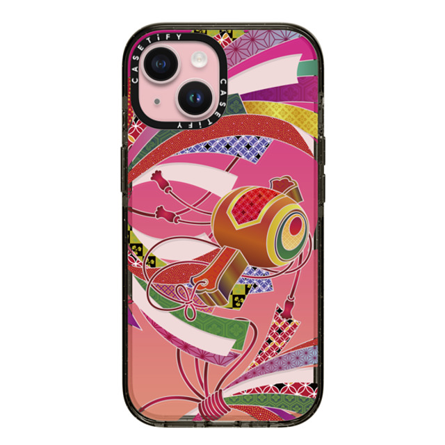 CASETiFY iPhone 15 Case Black インパクトケース Gavel mika shimizu Mother's Day CASETiFY iPhone 15 Case Black インパクトケース Gavel mika shimizu Mother's Day