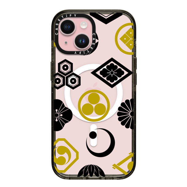 CASETiFY iPhone 15 Case Black Impact Case MagSafe Compatible Crested Symbols mika shimizu Mother's Day CASETiFY iPhone 15 Case Black Impact Case MagSafe Compatible Crested Symbols mika shimizu Mother's Day