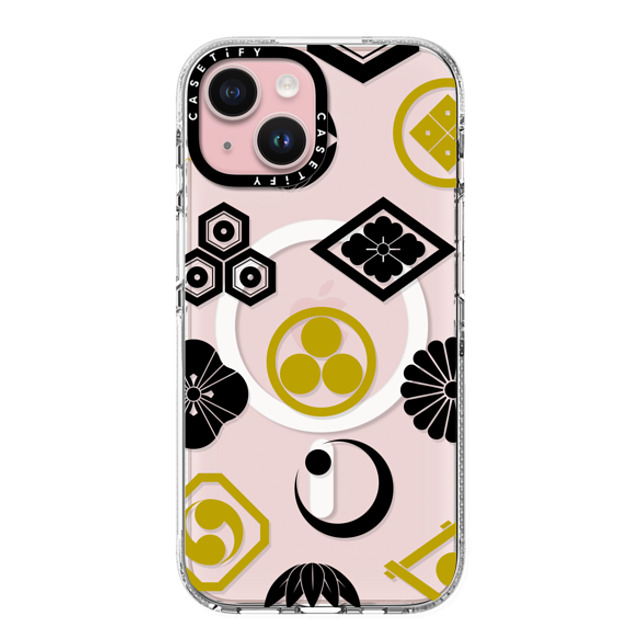 CASETiFY iPhone 15 ケース クリア クリア ケース MagSafe対応 Crested Symbols mika shimizu Father's Day CASETiFY iPhone 15 ケース クリア クリア ケース MagSafe対応 Crested Symbols mika shimizu Father's Day