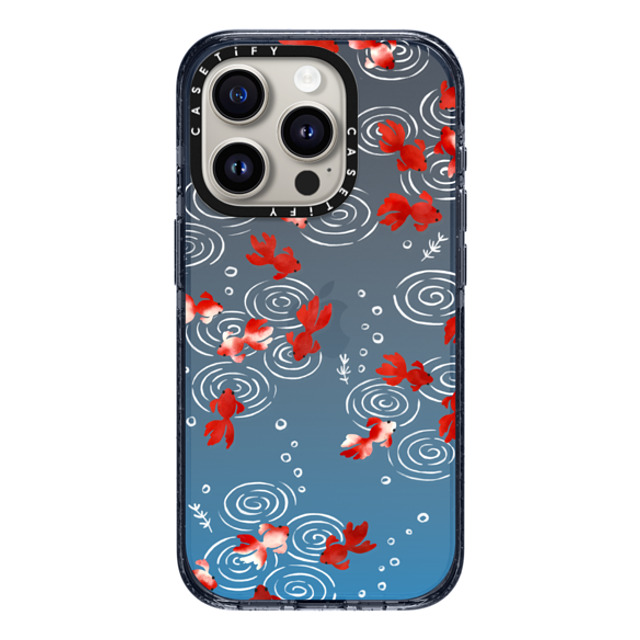CASETiFY iPhone 15 Pro ケース Classic Blue インパクトケース Goldfish mika shimizu Back to School CASETiFY iPhone 15 Pro ケース Classic Blue インパクトケース Goldfish mika shimizu Back to School
